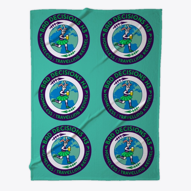 BDH3 Bunny in Tutu Logo Blanket