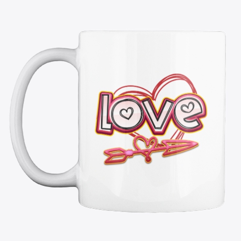 Love Heart Arrow Couples Valentine Gift