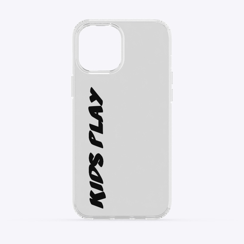 kids play clear phone case