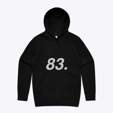 King 83. Pennii Hoodie Black T-Shirt Front