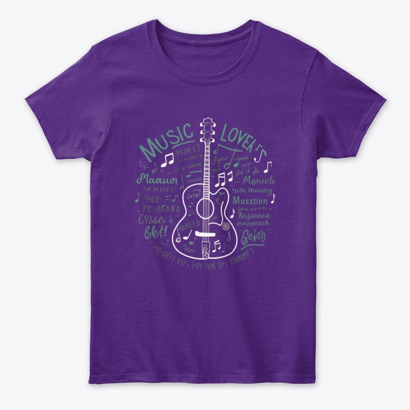 Music lover's T-shirt  design