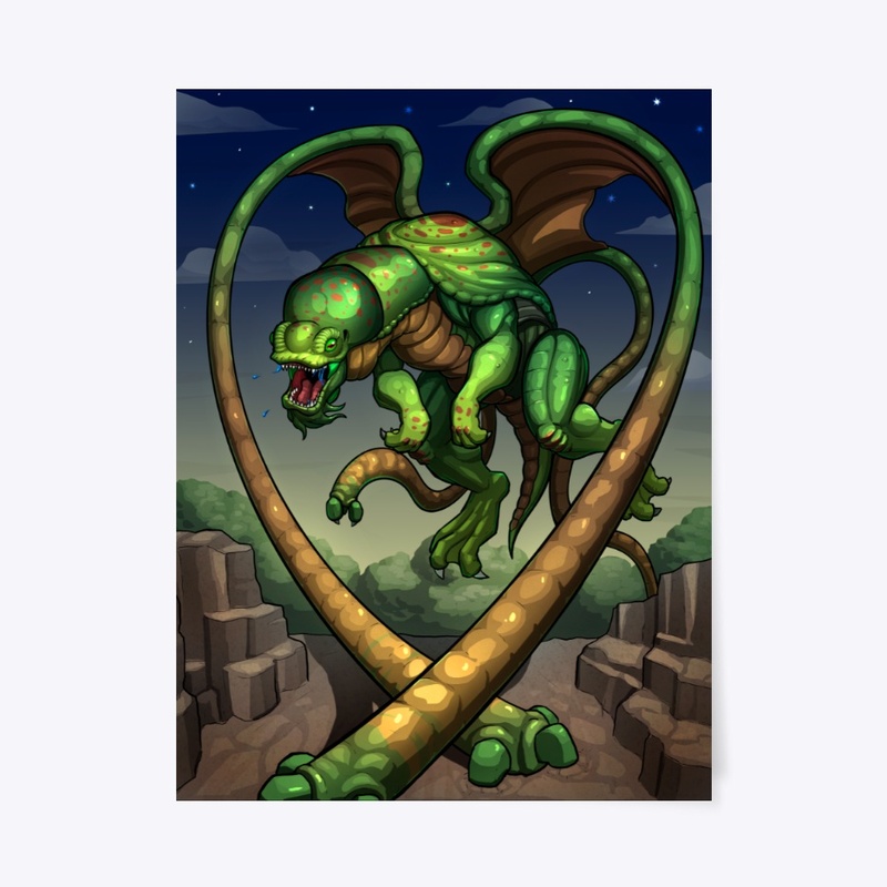 The Octavian Claw Dragon POSTER