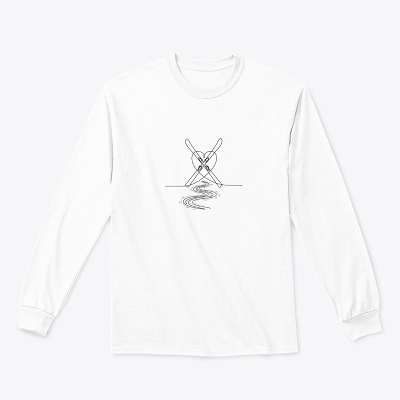 St valentin Crossed Skis Heartline