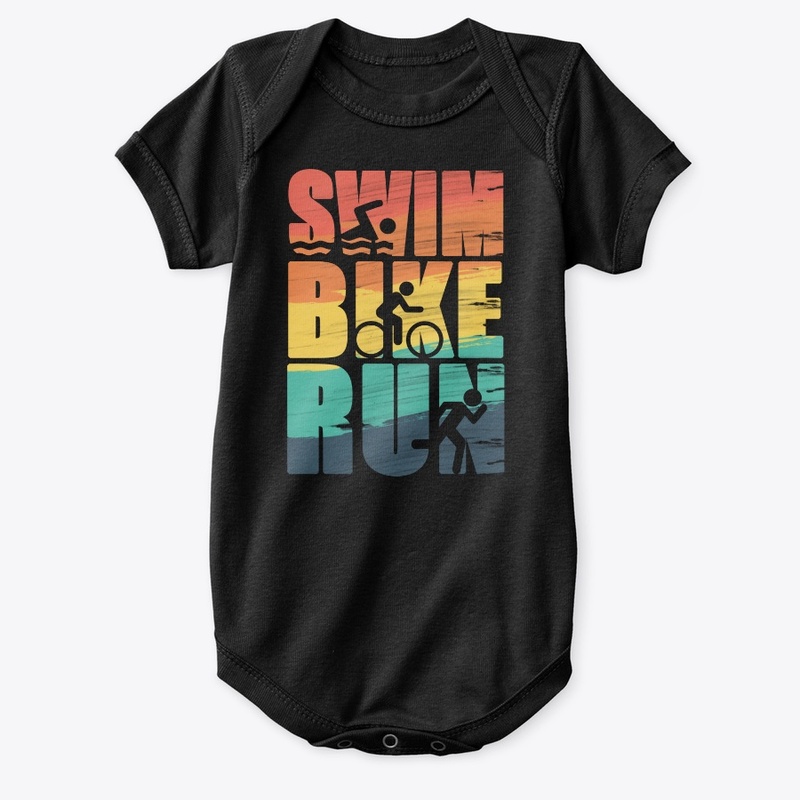 Triathlon Sports swim bike run T-Shirt