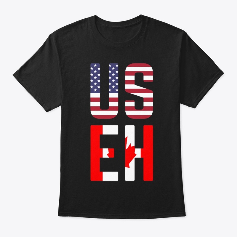 USEH America Canada Flag Funny American 