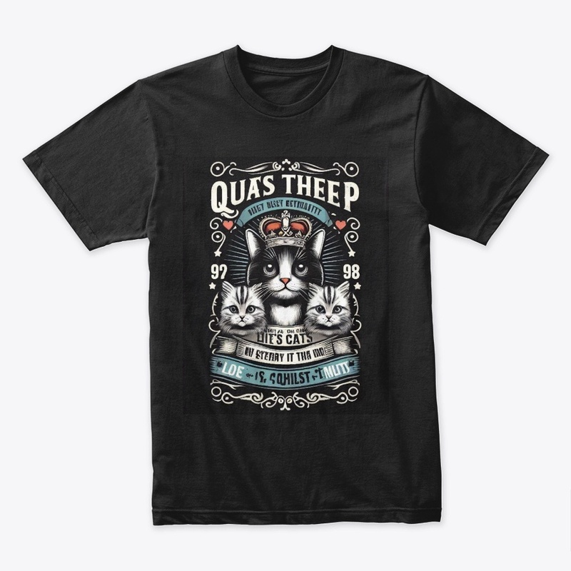 Quas Cat t shirt beautiful cats