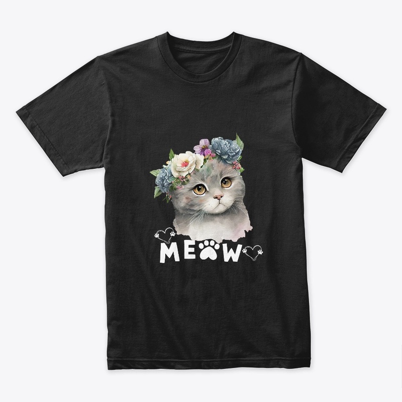 Meow Cat Graphic Design.