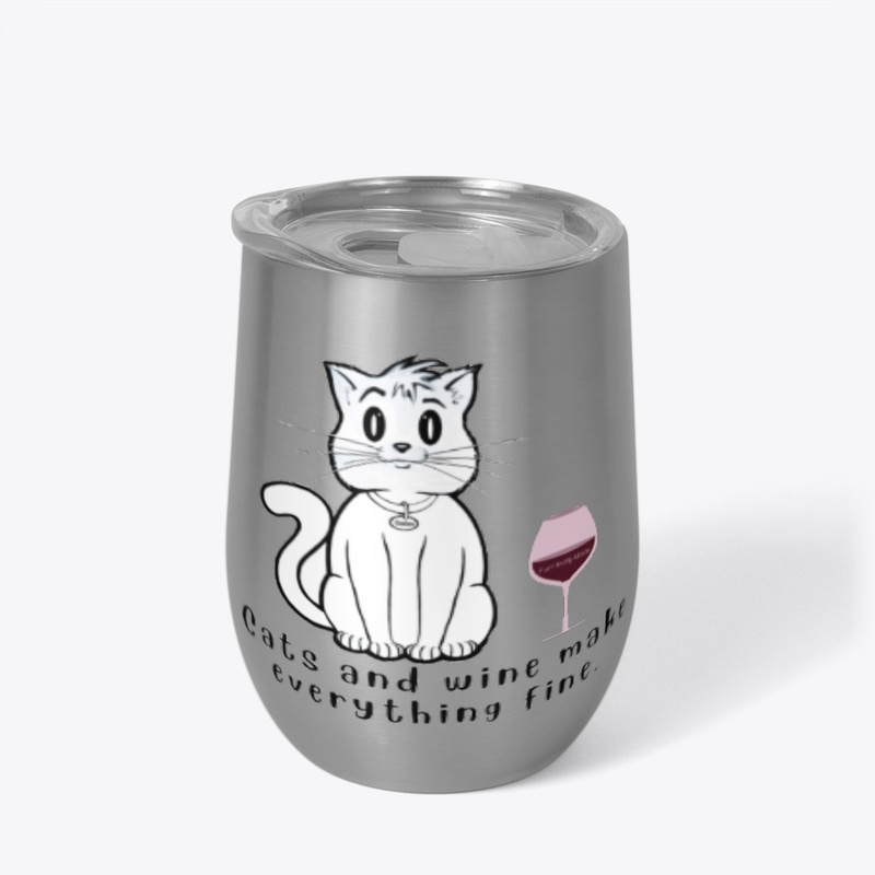 Cats & Wine - Tumbler