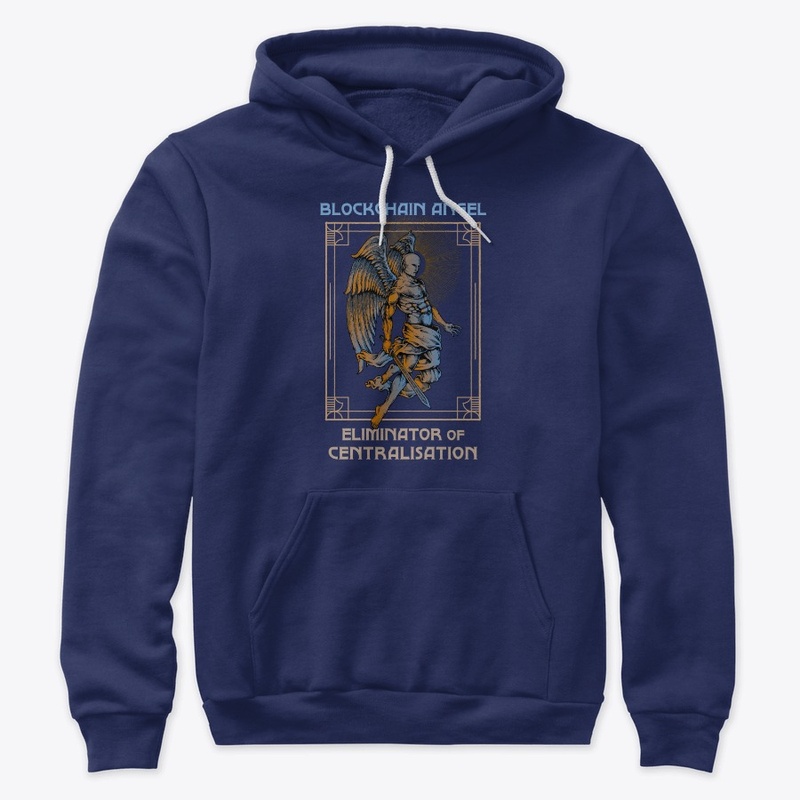 Blockchain Angel Heraldry (black)