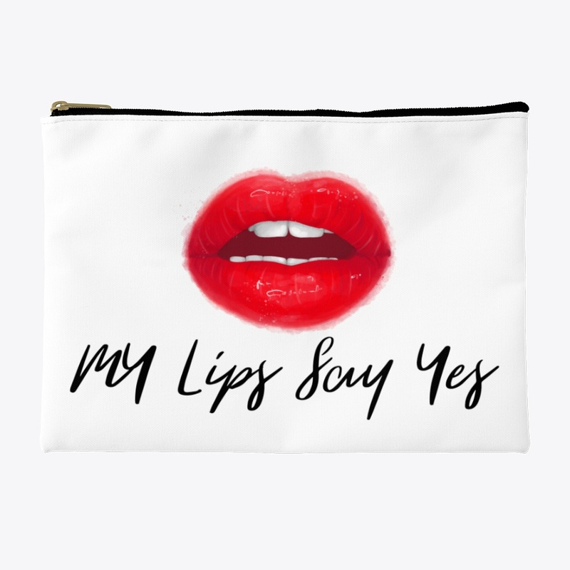 My lips say yes (black)