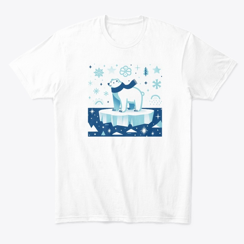 Polar Bear in Winter Wonderland