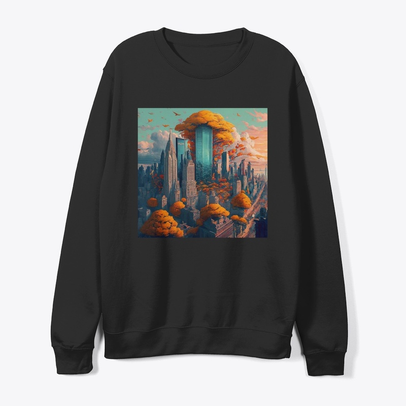 comic skyscraper scenery 
