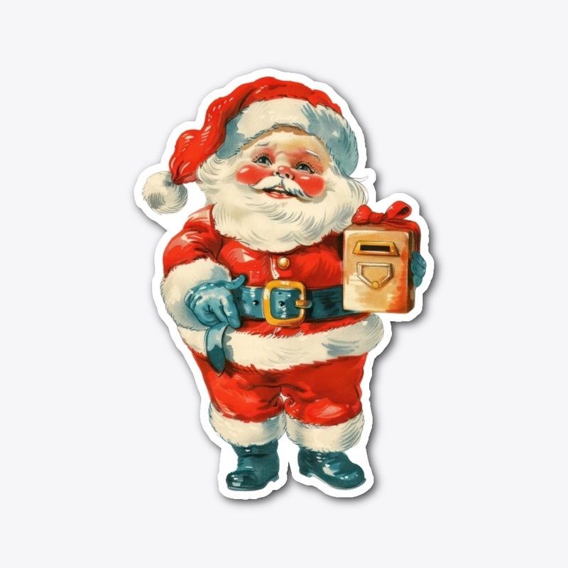 Christmas Santa toy Sticker