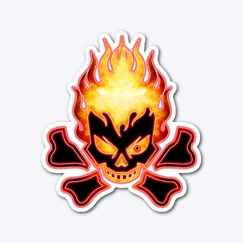 Flaming Skull
