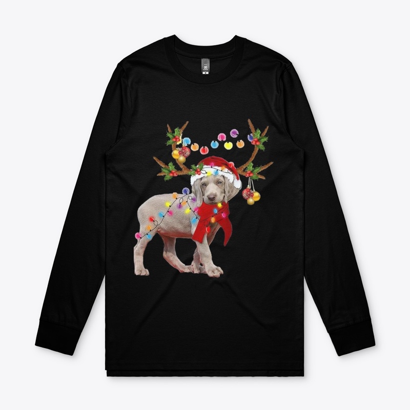 WEIMARANER CHRISTMAS NEW T SHIRT