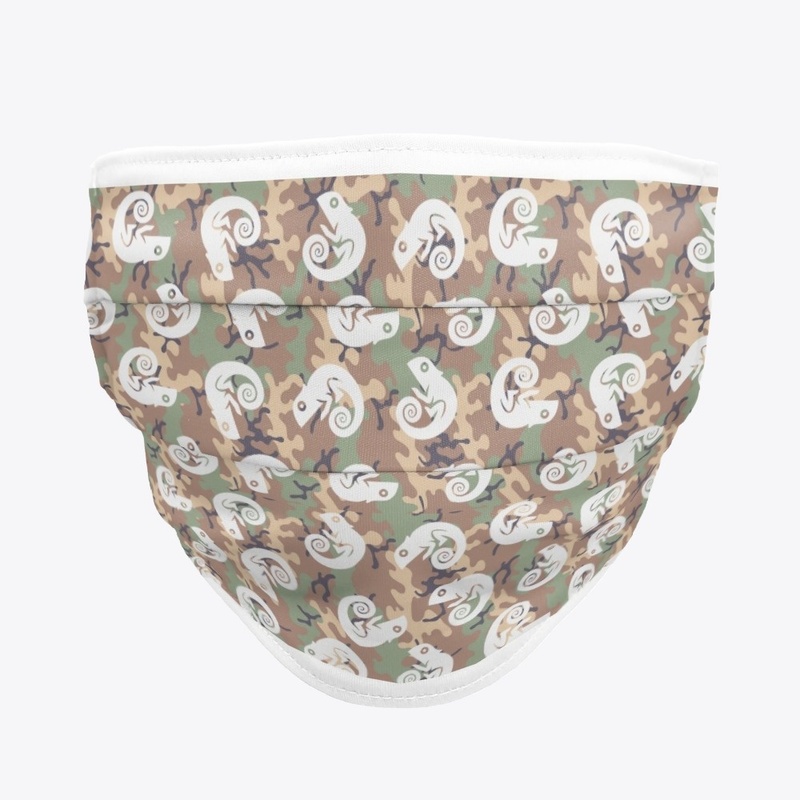 Veiled Chameleon Camo Neck Gaiter