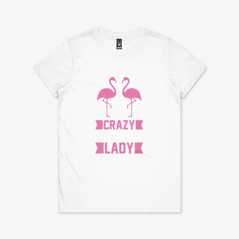 crazy flamingo lady