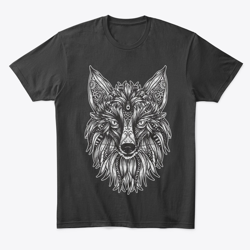 Tribal Pattern Mandala Fox Lover Gift