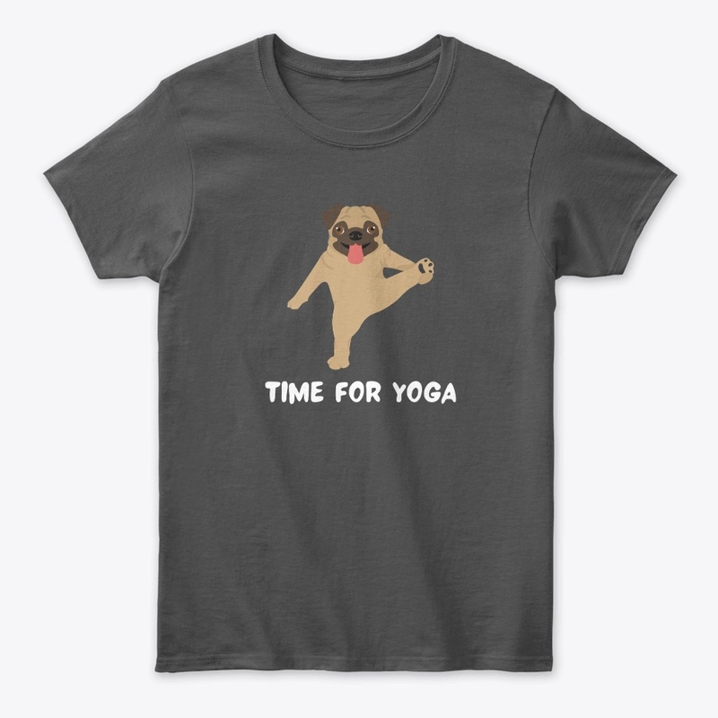 Time For Yoga T-shirt for dog lover