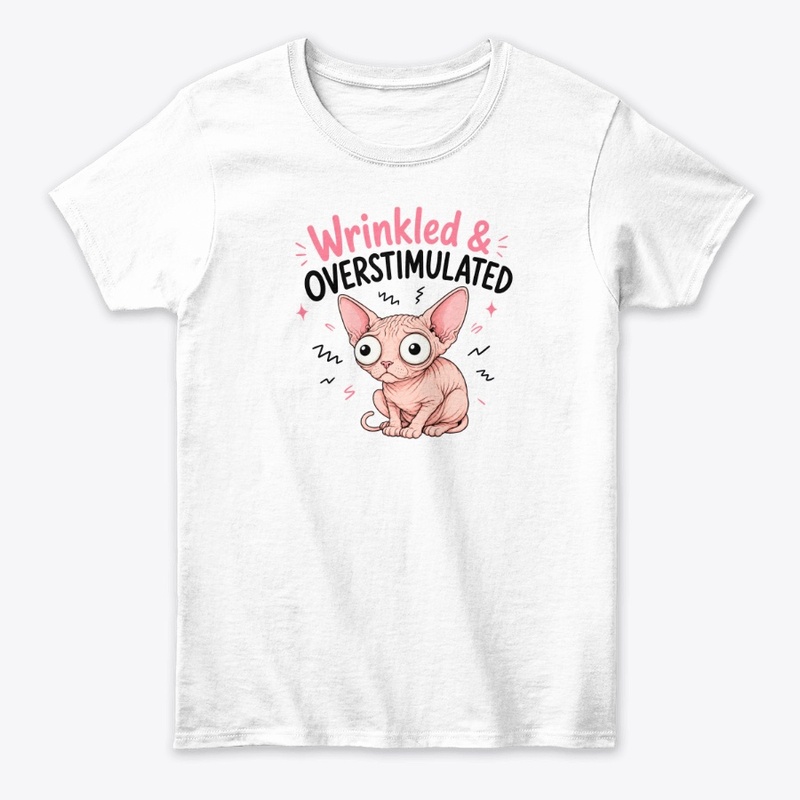Wrinkled And Overstimulated Sphynx