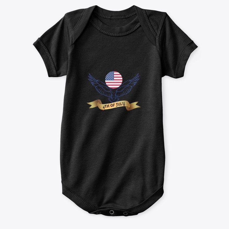 Best Black 4th of july USA  Tshirt
