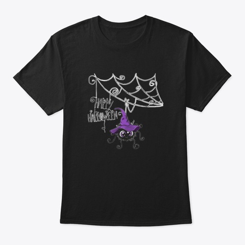 Happy Halloween 7 Gck8 Black T-Shirt Front