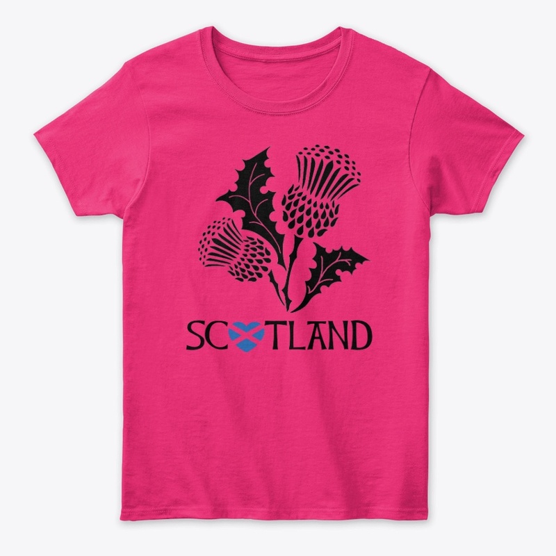 Scotland With A Thistle Woman's Shirt