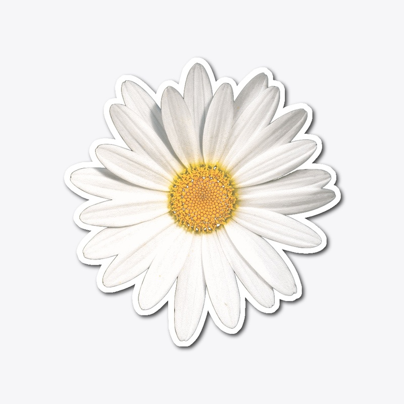 Daisy Die Cut Sticker