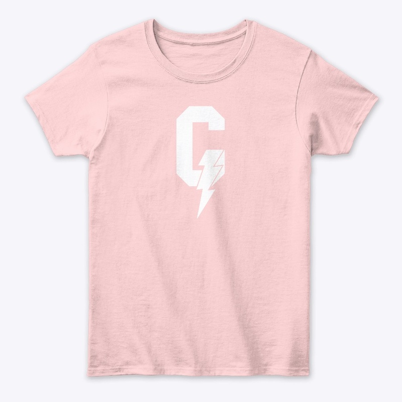 White G Bolt Women's Tee