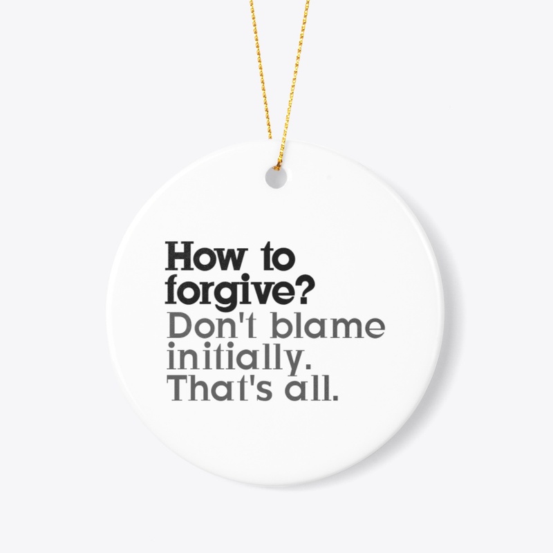 How to forgive
