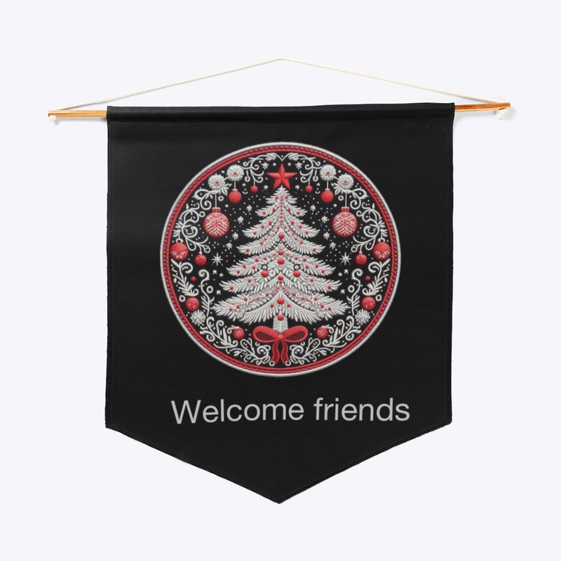 Christmas decorations original pennant 