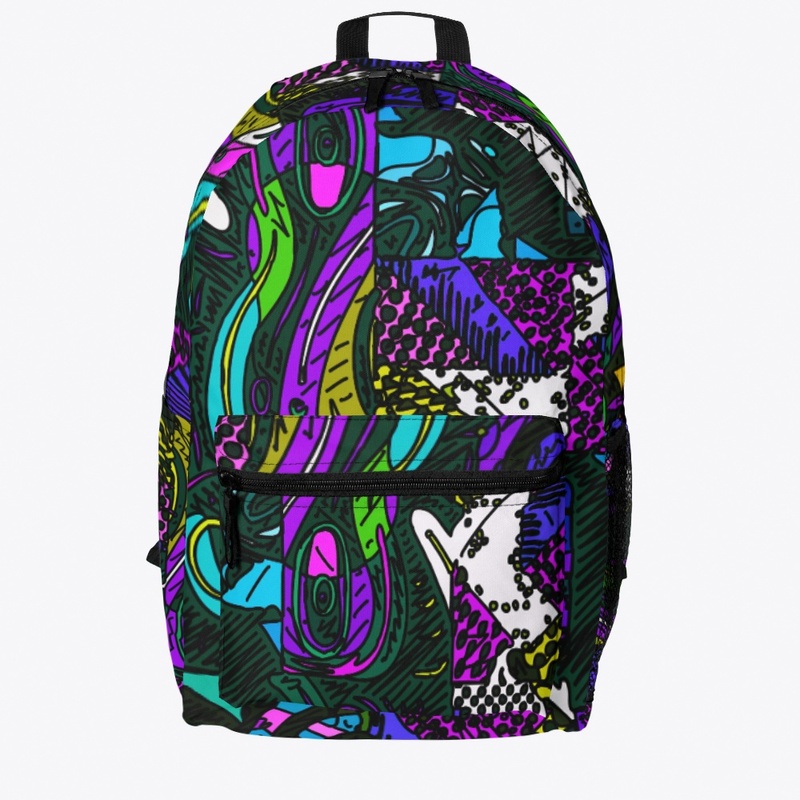 Multicolor Geometric Abstract Pattern