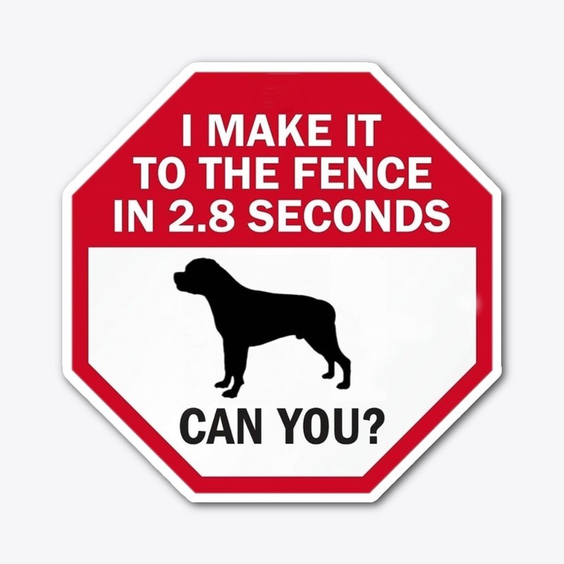 Rottweiler Warning Sign