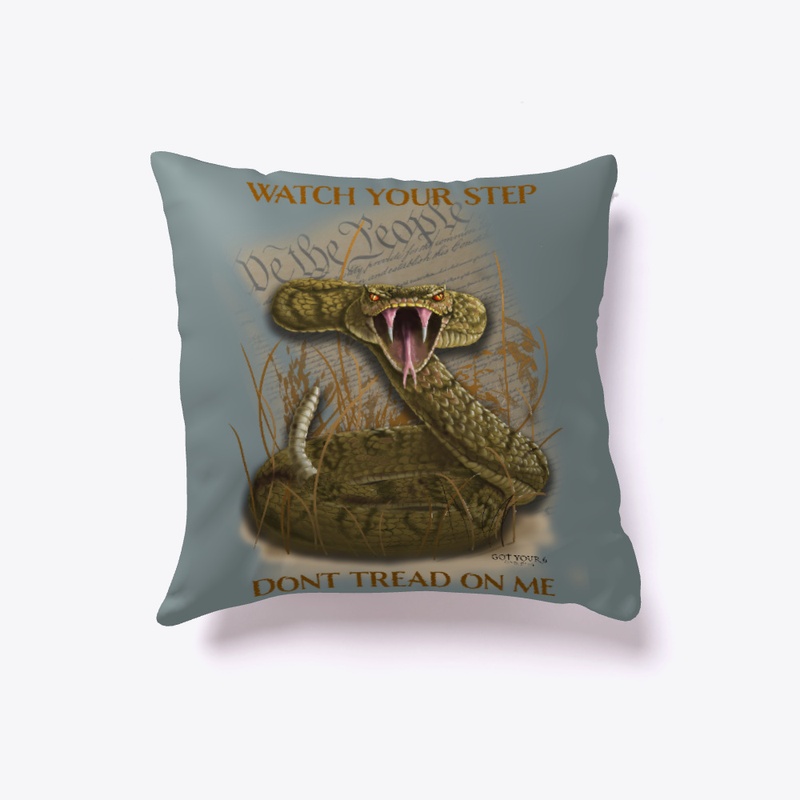 DON'T TREAD ON ME INDOOR PILLOW