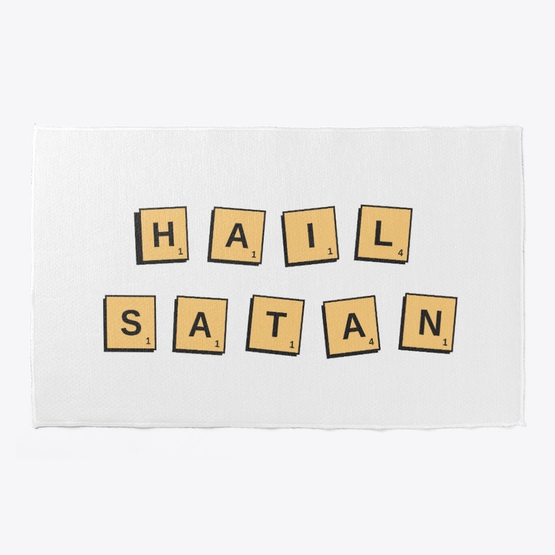 "Hail Satan" - Scr*bble Tiles