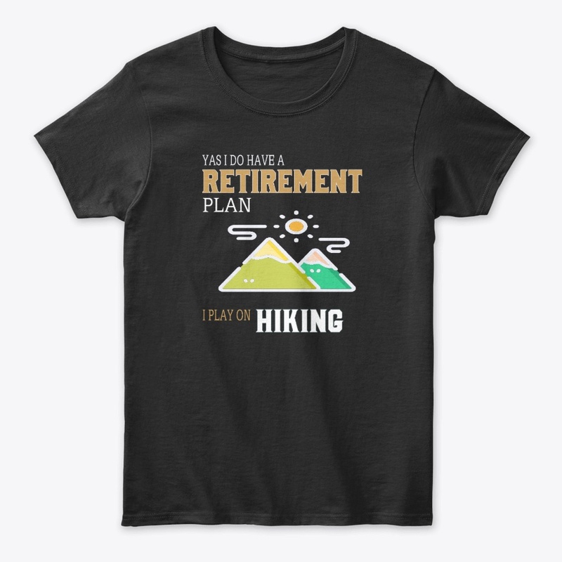 retirement hiking t shirts