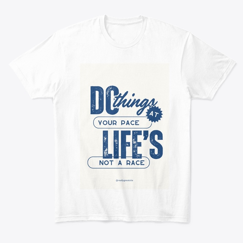 "Vanilla Cream Tee - Life’s Not a Race"