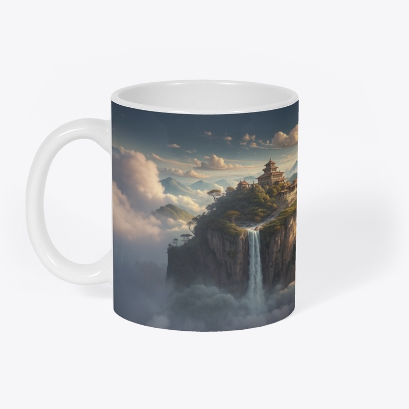Celestial Temples Above the Cloud Sea
