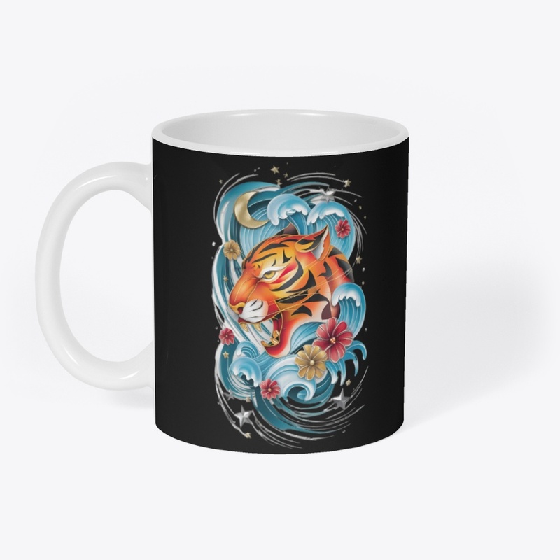 tiger t-shirt graphics design 