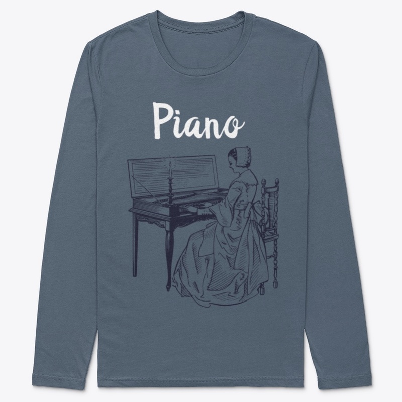 Piano design T-shirt