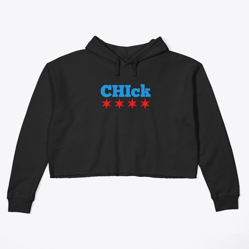 Women's "CHIck" Crop Hoodie