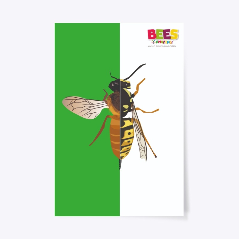Bees vs Wasps Poster