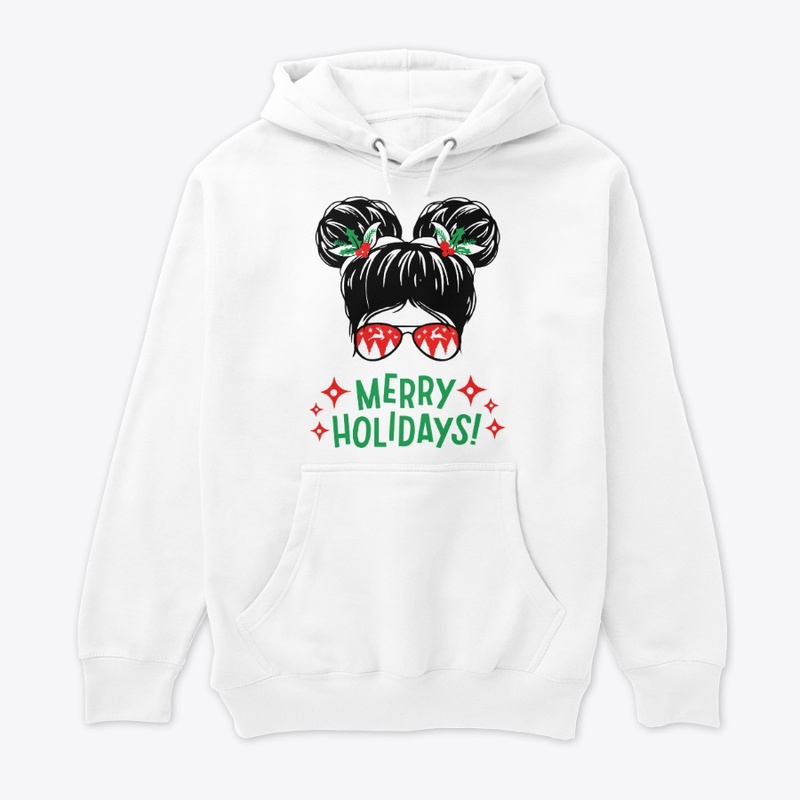 Merry Christmas Girl T-shirt Design 