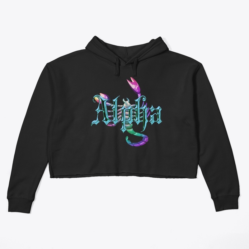 Alpha Scorpio Zodiac women's crop top 