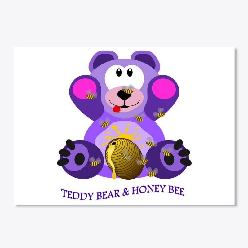 TEDDY BEAR & HONEY BEE