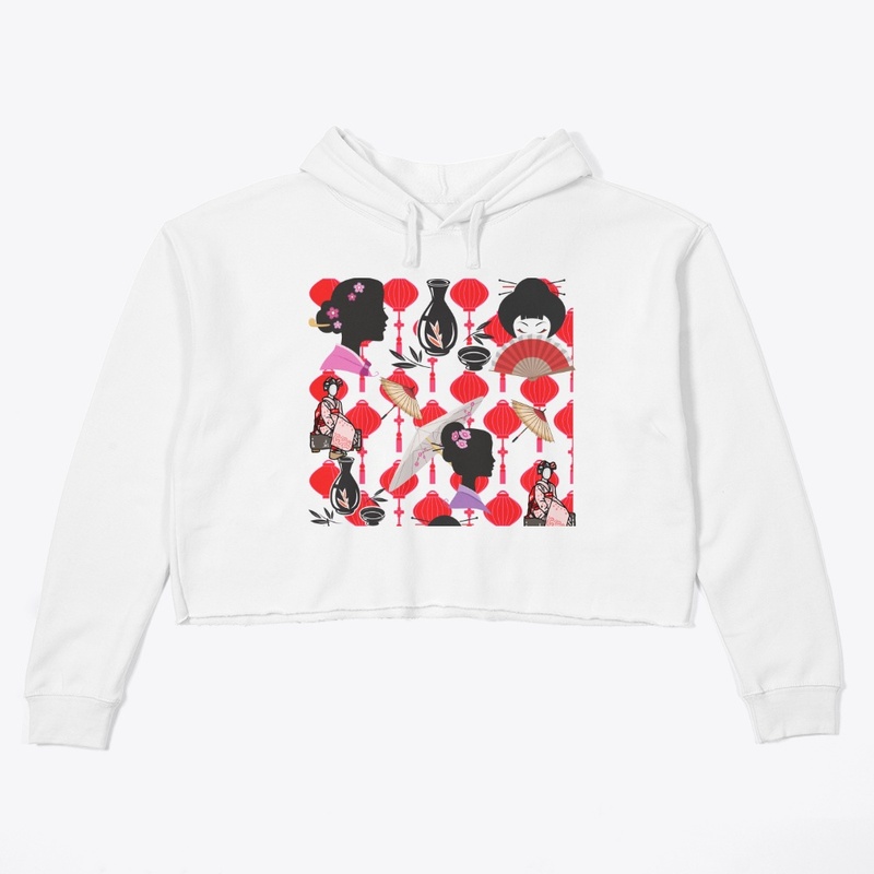 Crop Sweater Geisha fans