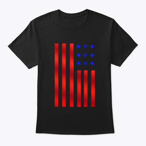 4 Th Of July Racerback Black T-Shirt Front
