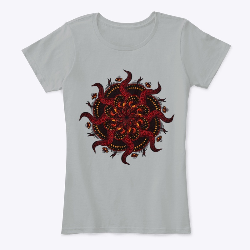 Spooky tentacle mandala