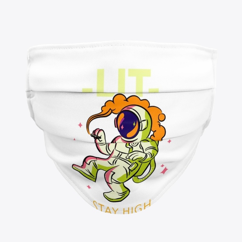 Smoking astronaut signature design