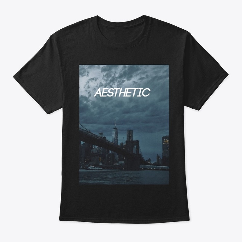"Aesthetic" NYC black T-shirt / Hoodie